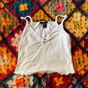 White Crop Top